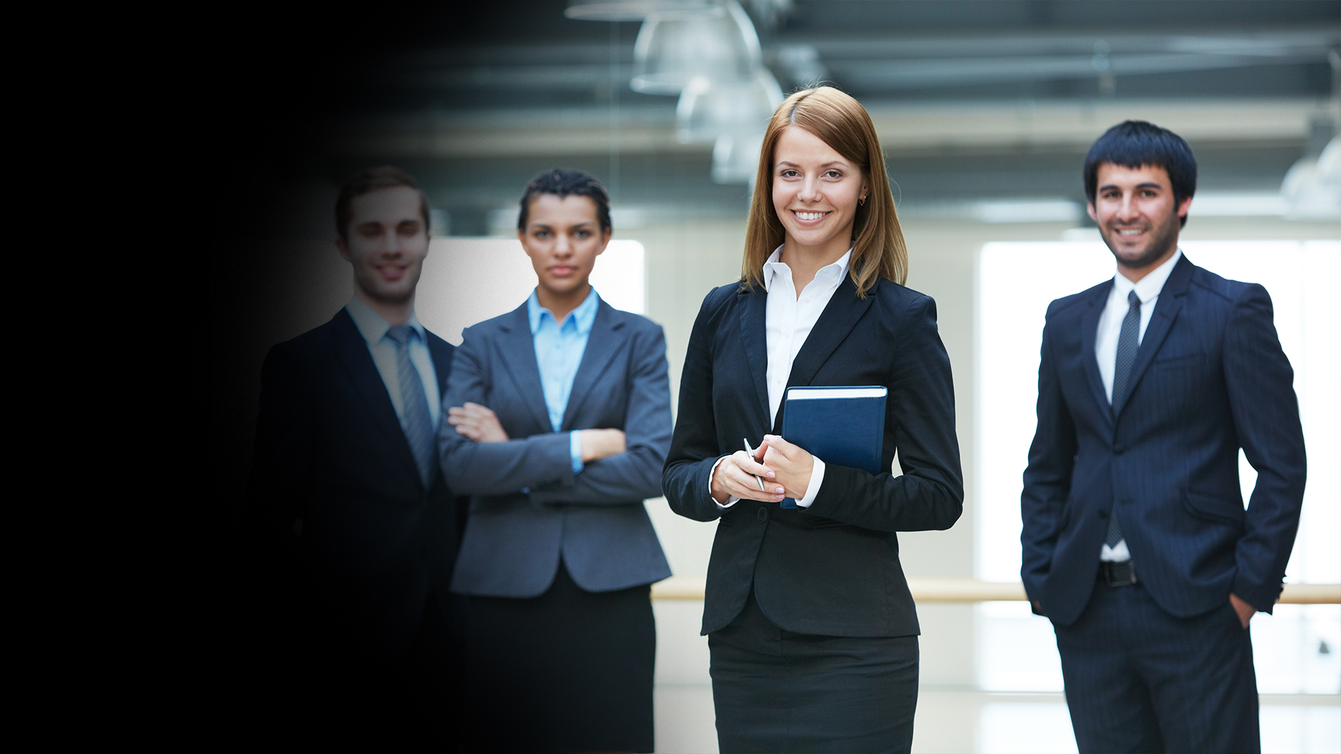 Business professionals representing unified hospitality operations with Microsoft Dynamics 365 Business Central.